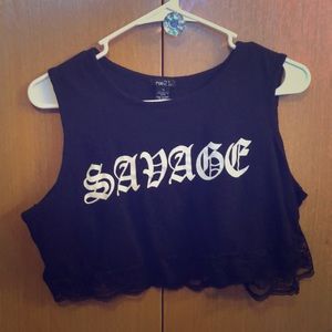 Crop Top (SAVAGE)